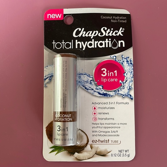 Chap Stick Total Hydration Coconut Hydration Non-Tinted .12 oz - Picture 1 of 7